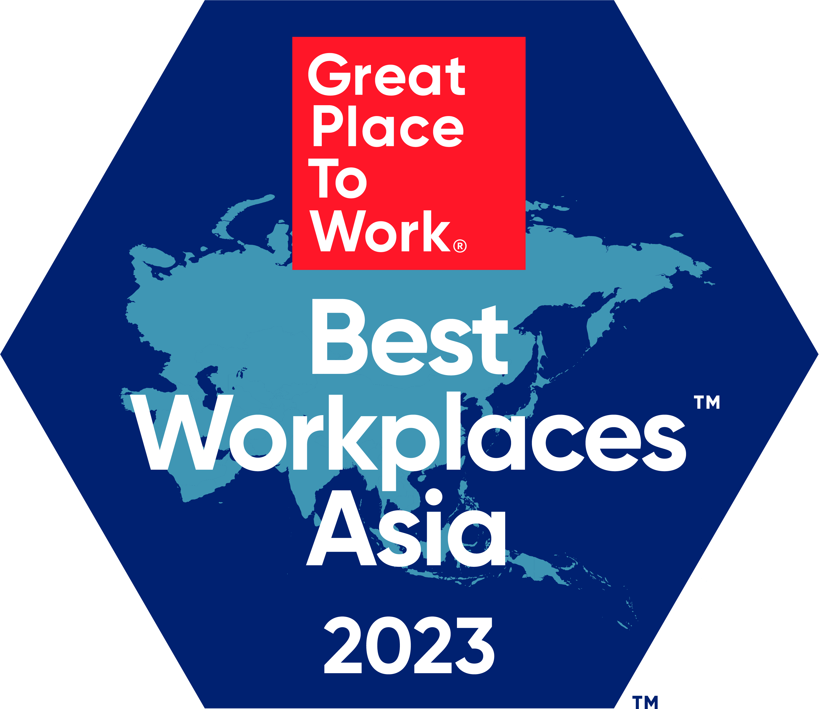 2023 Best Workplaces Asia Badge